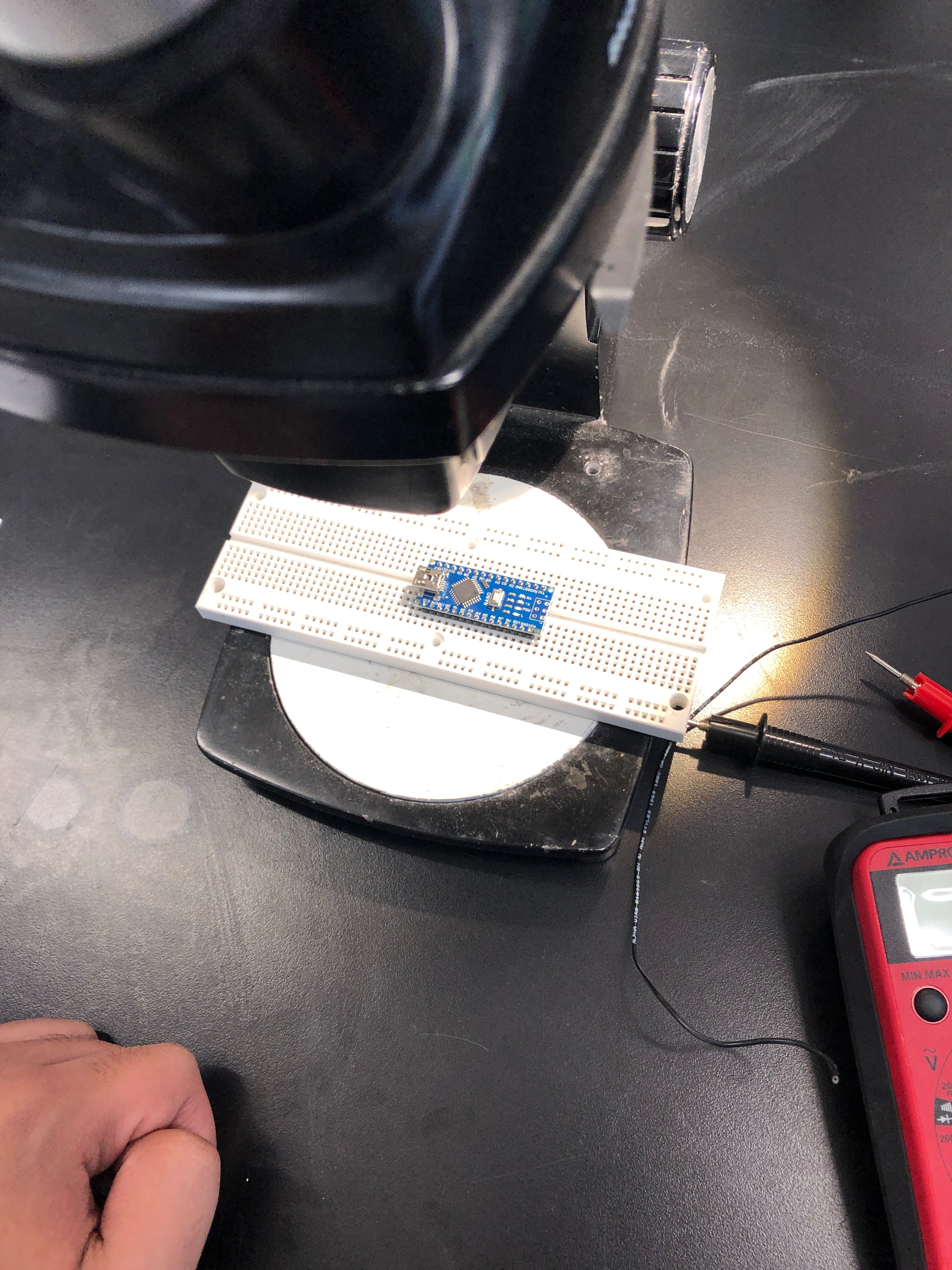 Arduino and breadboard